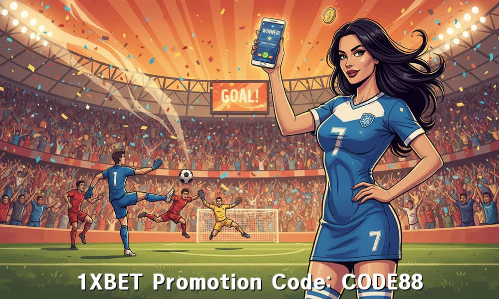 1XBET(원엑스벳) 프로모션 코드 보너스 사용방법