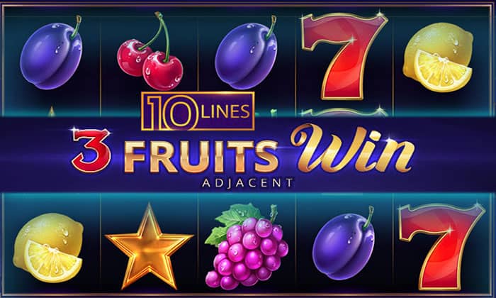 3 Fruits Win: 10 Lines