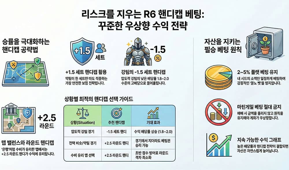 레인보우식스 핸디캡 수익 전략