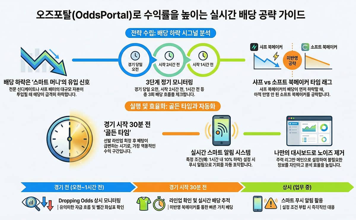오즈포탈 실시간 배당 공략 가이드