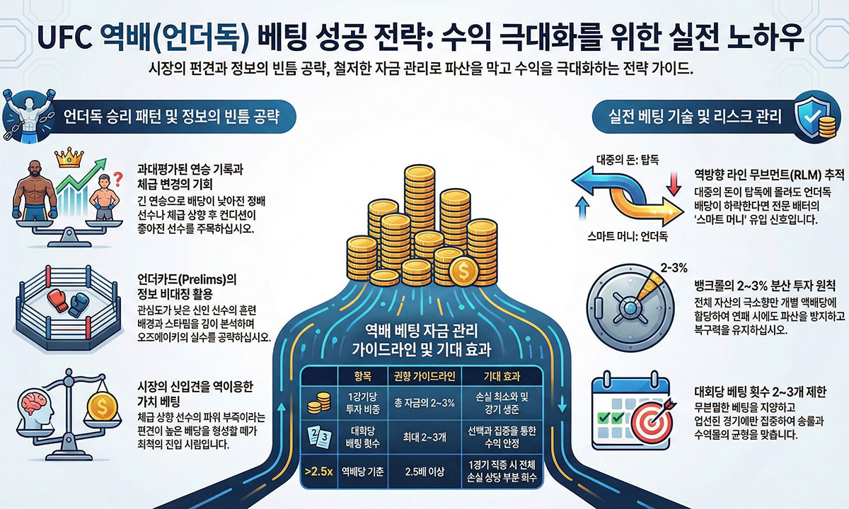 UFC 역배 베팅 성공 전략