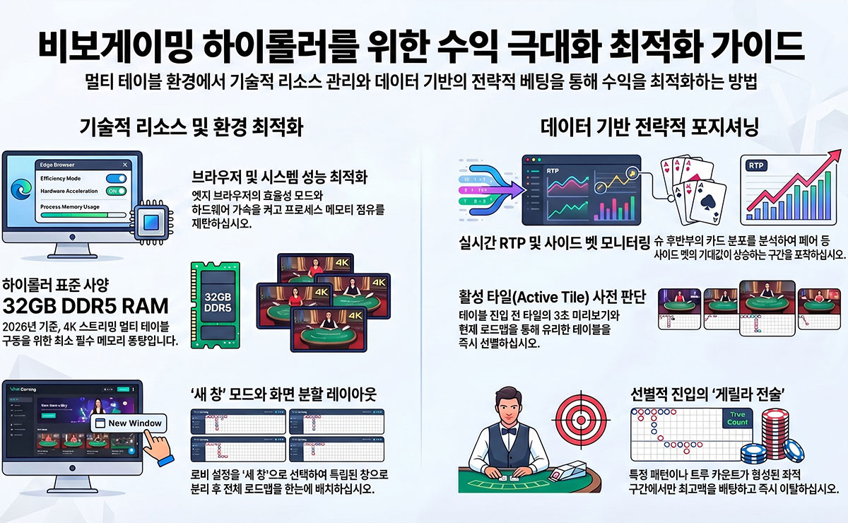 비보게이밍 수익 극대화 셋팅법